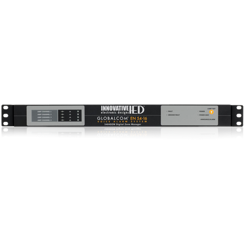 IED5404DZM GLOBALCOM® 5400 SERIES DIGITAL ZONE MANAGER (4 AMPS X 4 ZONES)