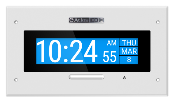 IP-DMF POE+ INDOOR WALL MOUNT ENDPOINT WITH LCD SCREEN, TALKBACK MICROPHONE, AND FLASHER