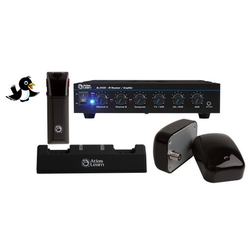 MAGPIE1-2 ATLAS LEARN SINGLE MAGPIE WIRELESS MIC AND DUAL IR DOME KIT