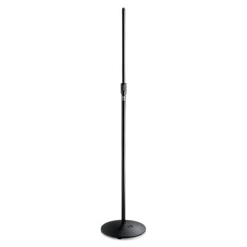 MS-12CE LOW-PROFILE MIC STAND EBONY / BLACK - ECONOMICAL, GENERAL PURPOSE FLOOR STAND / MIC STAND