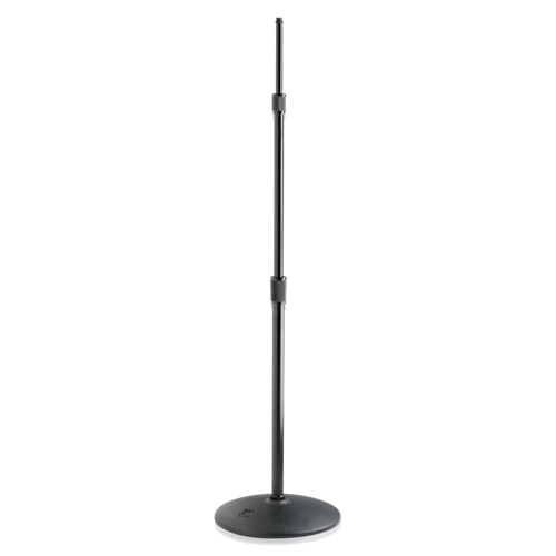 MS43E FULLY ADJUSTABLE 3 SECTION MICROPHONE STAND, EBONY