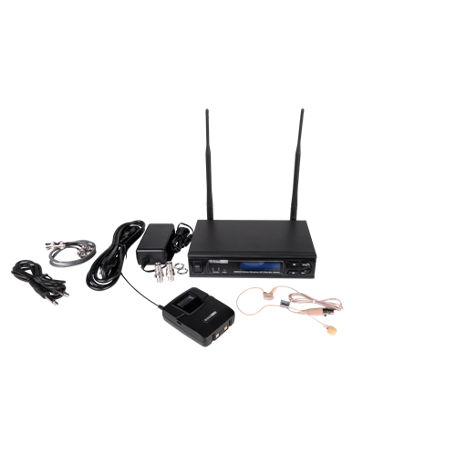 MW100BP-OE WIRELESS MICROPHONE SYSTEM WITH BELT PACK AND  OVER EAR MICROPHONE
