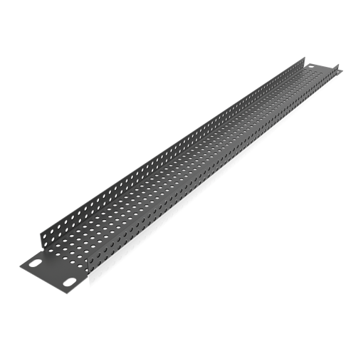 PPR1 19" 1RU RECESSED VENT RACK PANEL