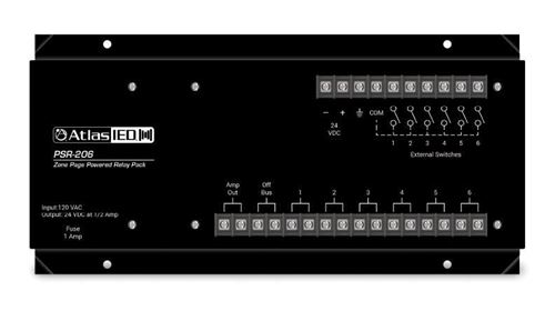 PSR-206 ZONE PAGE POWERED RELAY PACK 6 RELAYS