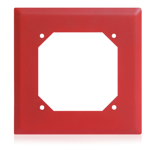 SFP-R SEMI-FLUSH ADAPTER - RED FOR VOICE / TONE™ LOUDSPEAKERS
