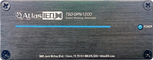 TSD-GPN1200 SOUND MASKING GENERATOR WITH SELECTABLE PINK OR WHITE NOISE SOURCE