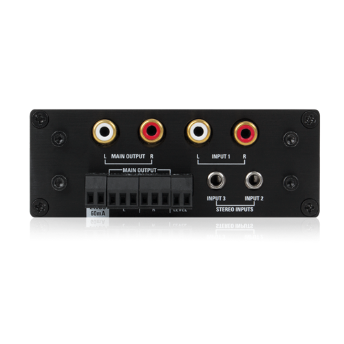 TSD-MIX32RL 3X2 STEREO LINE MIXER WITH REMOTE LEVEL