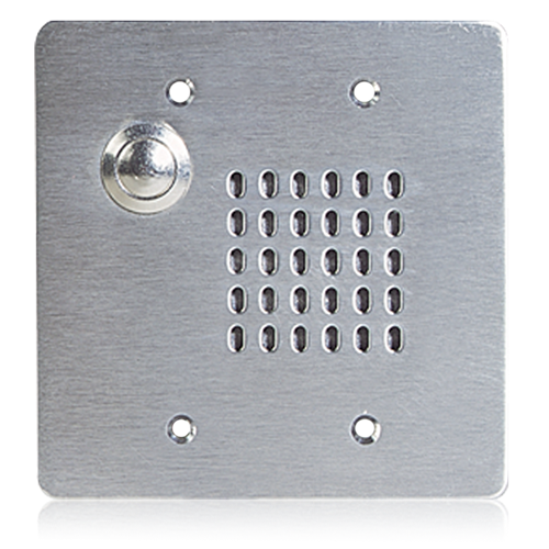 VPCS-2GPB-2 VANDAL PROOF INTERCOM STATIONS WITH CONE LOUDSPEAKER, CALL SWITCH AND 25V TRANSFORMER