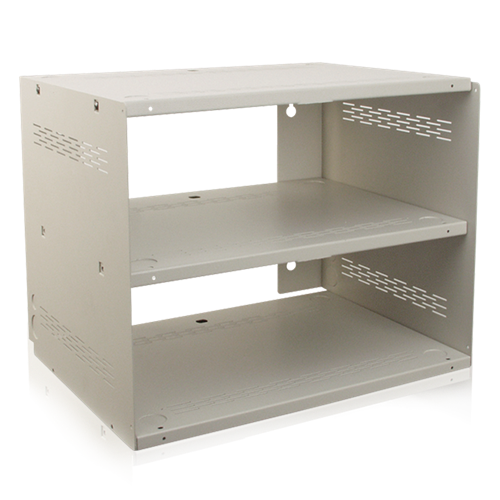 WME150-592 WALL MOUNT SHELF / ENCLOSURE SYSTEM - FINISHED IN NEUTRAL WHITE (#592)