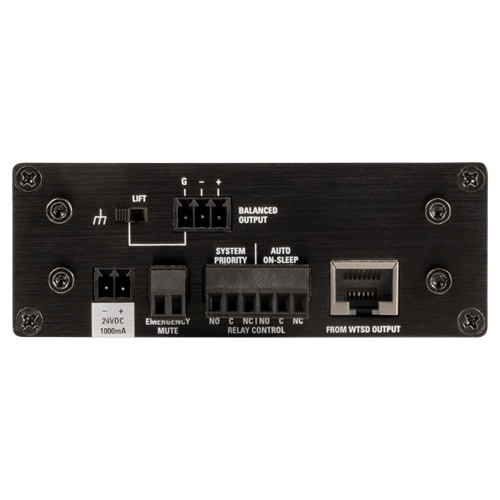 WTSD-PWHUB WTSD AUDIO/POWER & CONTROL INTERFACE - 24VDC POWER SUPPLY REQUIRED AND IS NOT INCLUDED
