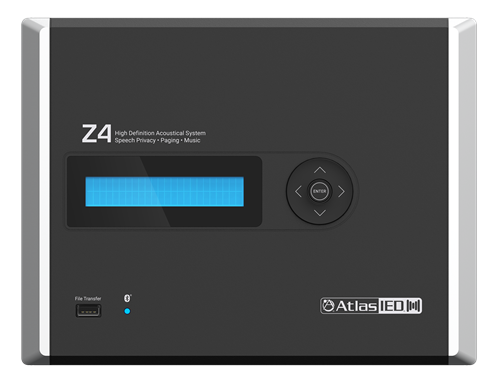 Z4-B 4 ZONE HIGH DEFINITION ACOUSTICAL SYSTEM (SPEECH PRIVACY / SOUND MASKING / PAGING / MUSIC)