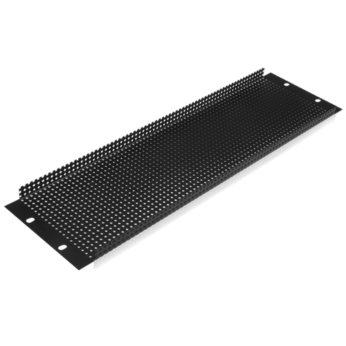 PPR3 19" 3RU RECESSED VENT RACK PANEL