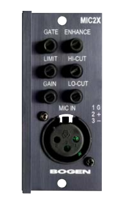 MIC2X MICROPHONE XLR INPUT MODULE