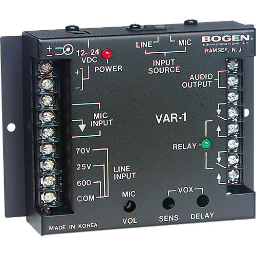 VAR1 VOICE ACTIVATED RELAY, ***POWER SUPPLY SOLD SEPARATELY**