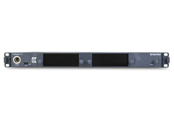 FSE-BASE FREESPEAK EDGE BASE STATION: (16) BELTPACKS*, 1RU WITH 4-WIRE, 2-WIRE WITH POWER SUPPLY, DANTE