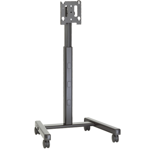 MFCUB 4' - 6' MEDIUM FLAT PANEL MOBILE AV CART / SHIPS WITH UNIVERSAL INTERFACE BRACKET