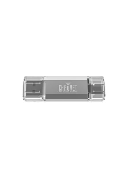 CHAUVETFIRMWAREUSB 8GB USB STORAGE DEVICE FOR CHAUVET PROFESSIONAL FIRMWARE FILES