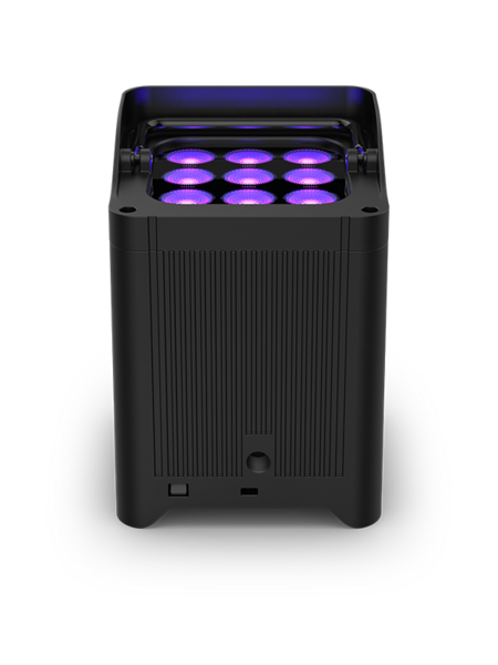 FREEDOMFLEXH9IPX6 COMPLETE LIGHTING PACKAGE, BUILT-IN RF RECEIVER, INCLUDES SIX HEX-COLORED LIGHTS+CHARGING ROAD CASE