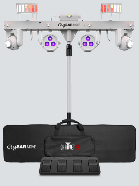 GIGBARMOVEWHT 5-IN-1 LIGHTING SYSTEM, INCLUDES TRIPOD/WIRELESS FOOTSWITCH/CARRY BAGS