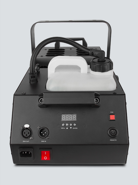 H1800FLEX COMPACT, WATER-BASED FOG MACHINE OFFERS A MANUALLY ADJUSTABLE OUTPUT ANGLE OF 180°