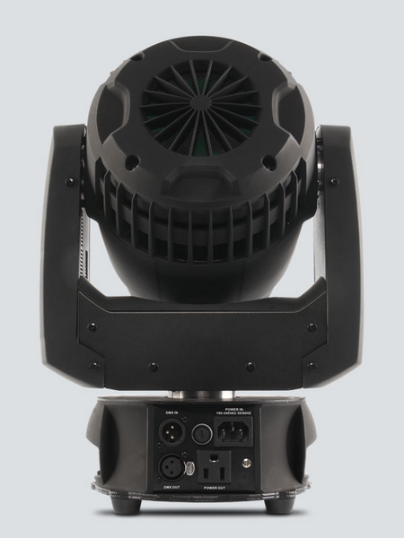INTIMTRIO LED-POWERED MOVING HEAD WITH MOTORIZED BEAM, WASH AND EFFECT FEATURES IN ONE
