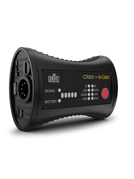 MICROT1TRXG6 WORKS WITH W-DMX AND CRMX ENABLED FIXTURES, CONFIGURABLE VIA BLUETOOTH