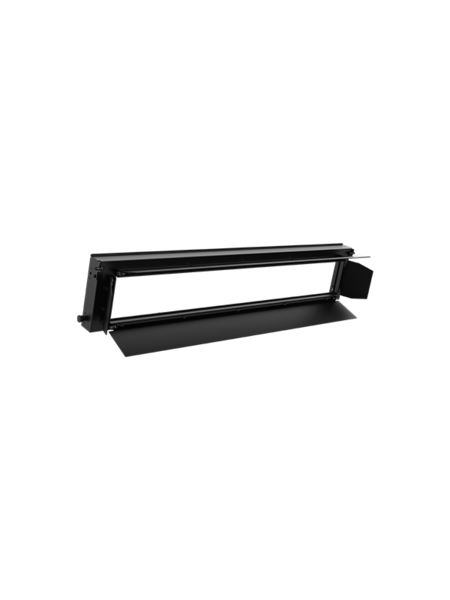 OAP3STUDIOBARNDOOR FOUR-LEAF ALUMINUM BARN DOOR,BLACK FINISH