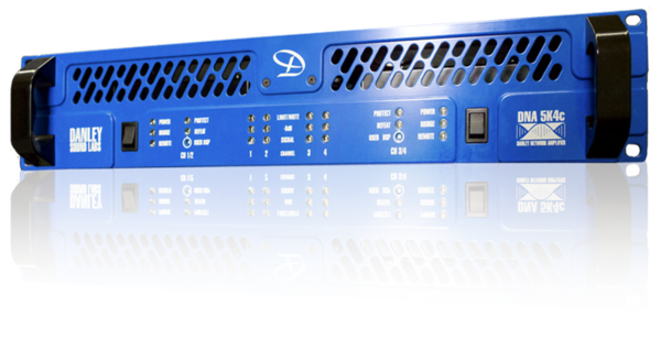 DNA-5K4C 4CH AMPLIFIER 1250W PER CHANNEL (CONTRACTOR SERIES - BLANK FRONT PANEL)