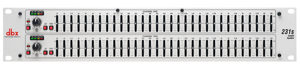 231S 2 SERIES - DUAL 31 BAND GRAPHIC EQUALIZER