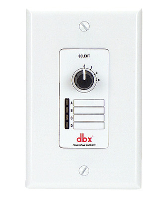 ZC-3 ZC 3 WALL MOUNTED, PROGRAM SELECTER ZONE CONTROLLER (4 SOURCE SELECT ONLY/WHITE DECORA)