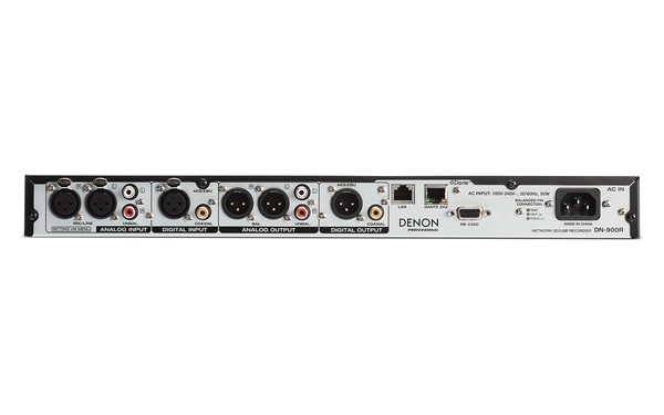 DN-900R (NO LONGER AVAIL) DENON NETWORK SD/USB AUDIO RECORDER WITH DANTE