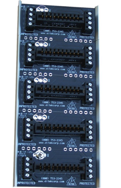 DTK-5MB FIVE MODULE SNAPTRACK-TYPE BASE FOR 2MHLP SERIES