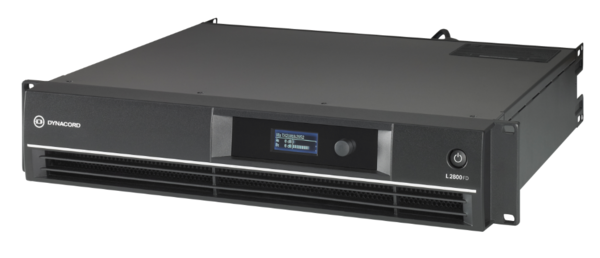 L2800FD-US 2CH POWER AMPLIFIER WITH DSP, 2 X 650W 80HM, 2 X1300W 4OHM, 2600W 8OHM BRIDGED, 4400W 4OHM BRIDGED