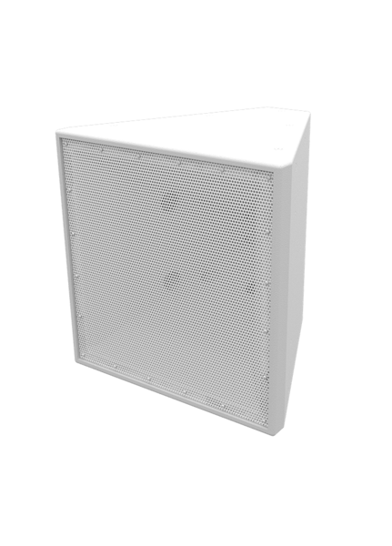 SH50-I-W 50 X 50 DEGREE TRAPEZOIDAL SPEAKER, PASSIVE INSTALL VERSION, WHITE