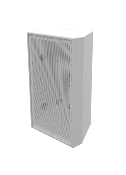 SH69-I-W 60 X 90 DEGREE TRAPEZOIDAL SPEAKER, PASSIVE INSTALL VERSION, WHITE