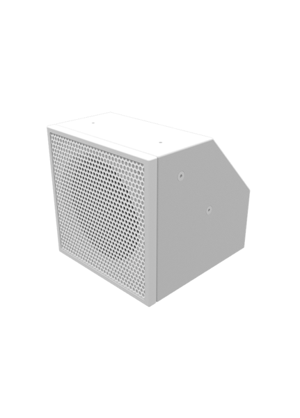 SHMINI-W 100° CONICAL MINI WEDGE, 1 X 8" COAXIAL DRIVER, PASSIVE INSTALL VERSION, WHITE