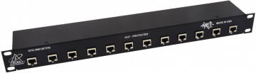 DTK-RM12ETHS '12 CHANNEL SHIELDED RJ45 IN/OUT, 1U, 19" RACK MOUNT, CAT5E, GIGABIT ETHERNET