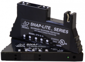 DTK-SL130A 130V - 66 BLOCK SNAP ON PROTECTION W/DIAGNOSTIC LED & 150MA SELF RESETTABLE FUSE,FOR ANALOG CIRCUITS