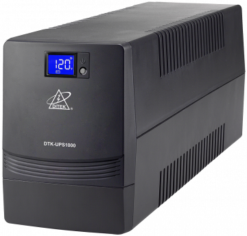 DTK-UPS1000 LINE INTERACTIVE UNINTERRUPTIBLE POWER SUPPLY, BUILT-IN AVR STABILIZER