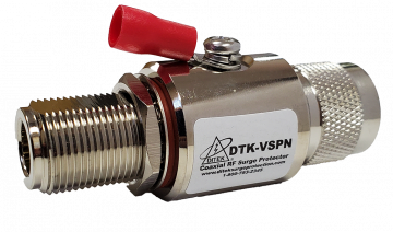 DTK-VSPN COAXIAL RF SURGE PROTECTOR FOR WIRELESS COMMUNICATOR, N TYPE CONNECTORS, GSM/ANTENNA LINE PROTECTION