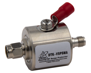 DTK-VSPSMA COAXIAL RF SURGE PROTECTOR FOR WIRELESS COMMUNICATORS