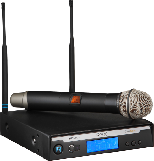 R300-HD-C R300 WIRELESS HANDHELD SYSTEM (CARDIOID DYNAMIC MIC) IN CASE / FREQ C: 516-532 MHZ