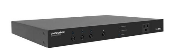 M4000-PRO 15 AMP BLUEBOLT POWER CONDITIONER, 8 OUTLETS IN 3 CONTROLLABLE BANKS, 8 FEET CORD, 1 RACK UNIT