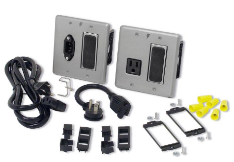 MIW-XT 15A IN-WALL POWER & SIGNAL BAY, 15 AMP CODE COMPLIANT EXTENSION SYSTEM