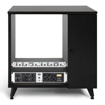 GFW-ELITESIDECAR-BLK CONFIGURABLE 4RU/8RU/12RU ELITE FURNITURE SERIES SIDECAR RACK CABINET / BLACK /  *SHIPS FLAT PACKED*