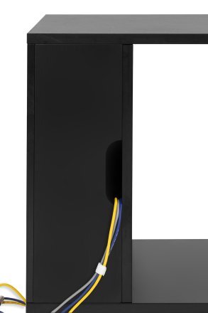 GFW-ELITESIDECAR-BLK CONFIGURABLE 4RU/8RU/12RU ELITE FURNITURE SERIES SIDECAR RACK CABINET / BLACK /  *SHIPS FLAT PACKED*