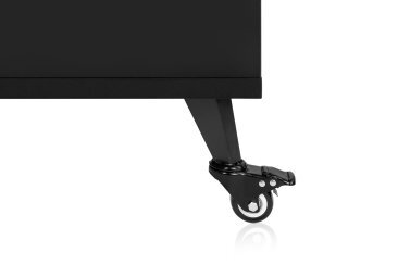 GFW-ELITESIDECAR-BLK CONFIGURABLE 4RU/8RU/12RU ELITE FURNITURE SERIES SIDECAR RACK CABINET / BLACK /  *SHIPS FLAT PACKED*