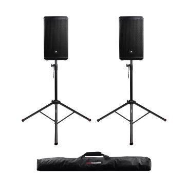 GFW-SPK-2000SET A PAIR OF FRAMEWORKS GFW-SPK-2000 LIGHTWEIGHT ALUMINUM SPEAKER STANDS WITH CARRY BAG