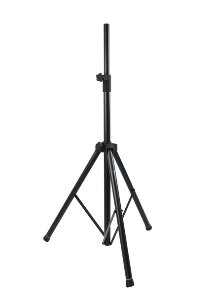 GFW-SPK-3000 DELUXE TRIPOD ALUMINUM SPEAKER STAND WITH LIFTEEZ SELF-RAISING PISTON, MAX WEIGHT 125 LBS / BLACK