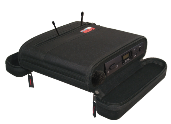 GM-1WEVAA EVA FOAM CASE FOR A SINGLE WIRELESS MIC SYSTEM; HALF RACK